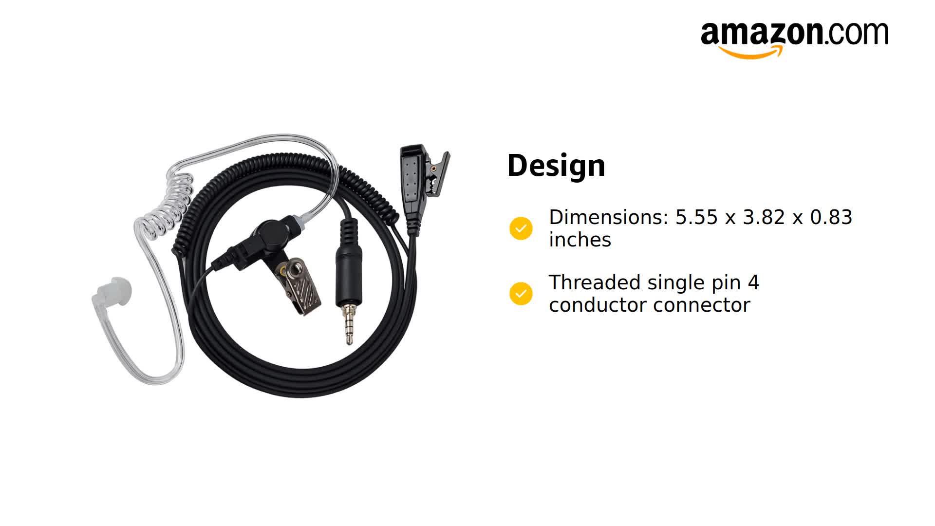 Amazon.com: TWAYRDIO Walkie Talkie Earpiece for Yaesu VX-6R VX-7R